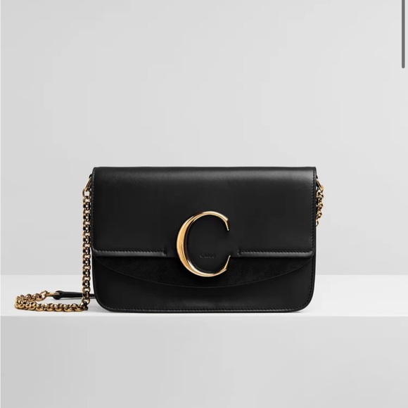 Chloe Handbags - Chloé “C” Clutch with Chain - excellent condition